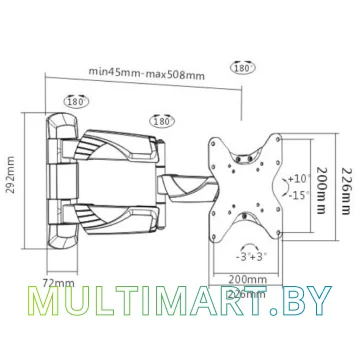 Кронштейн MAUNFELD MTM-2342FM картинка 7